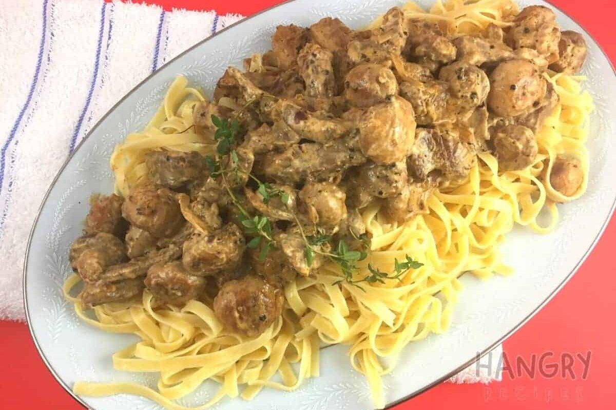 Beef Stroganoff with Buttery Noodles