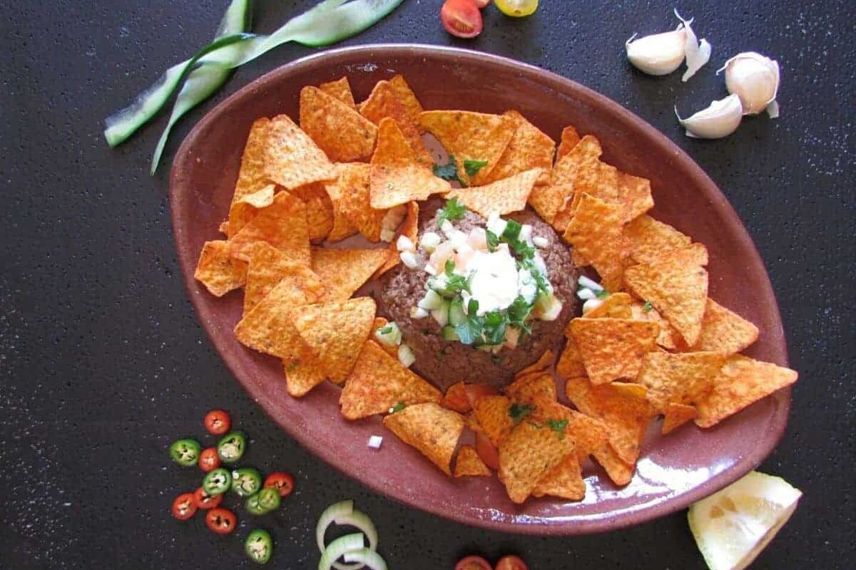 Perfectly Spiced Meaty Nachos
