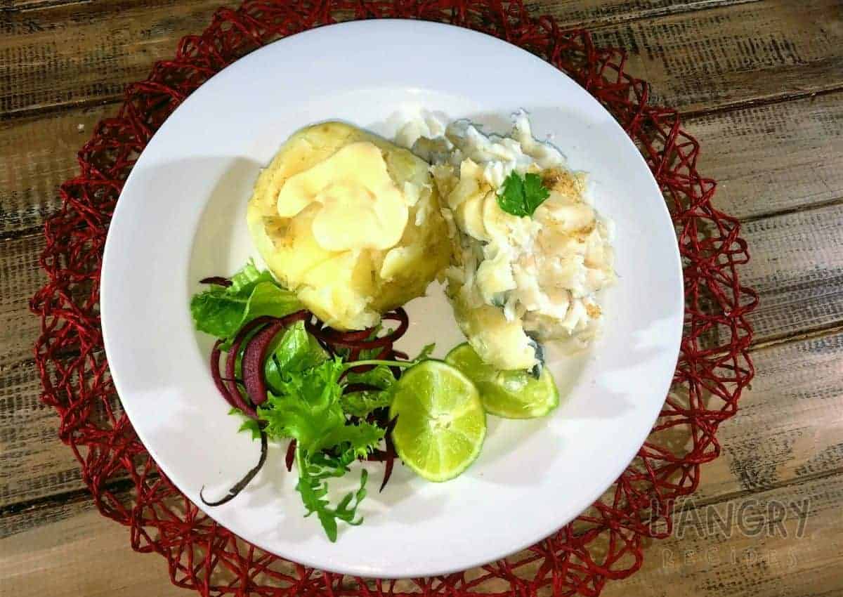 Steamed Hake with potatoes