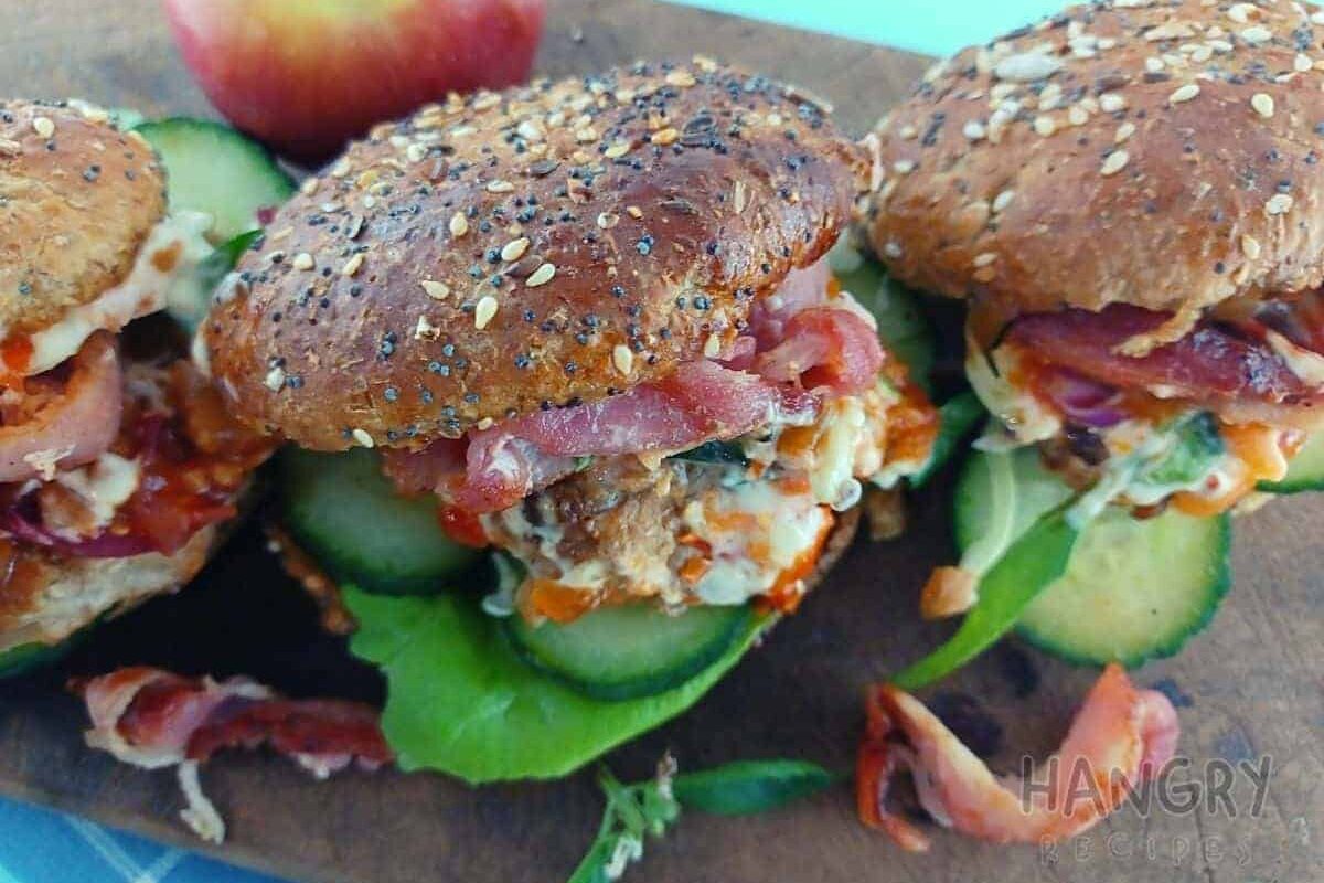 Pork Hamburgers with Asian flavors