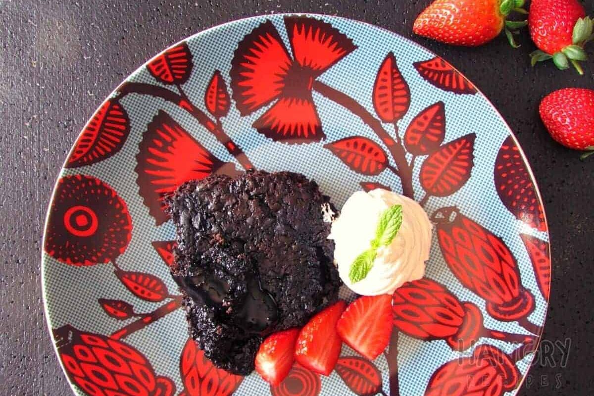 Rich Chocolate Pudding with the most decadent sauce ever