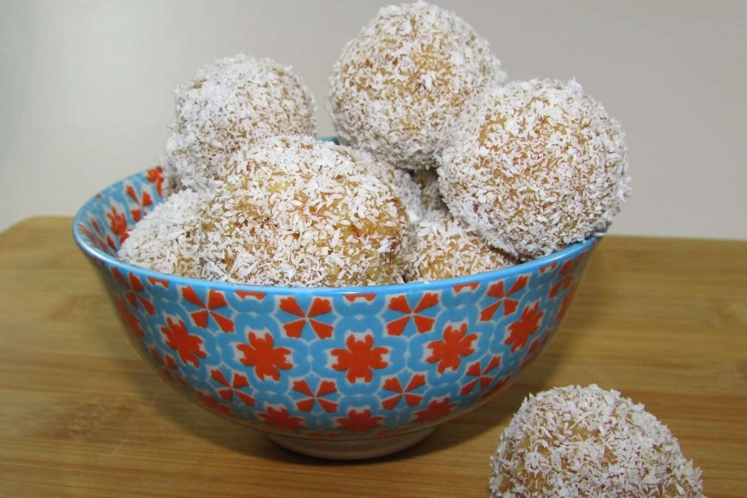 Decadent White Coconut Cake Balls